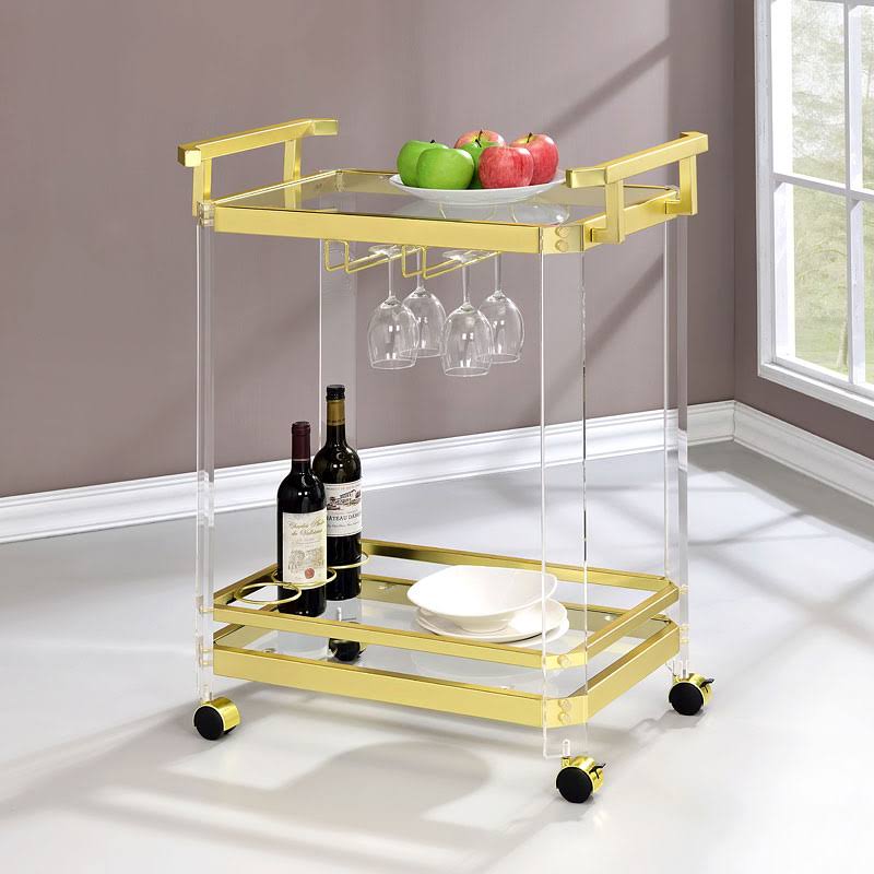 Gold Server Cart E70752