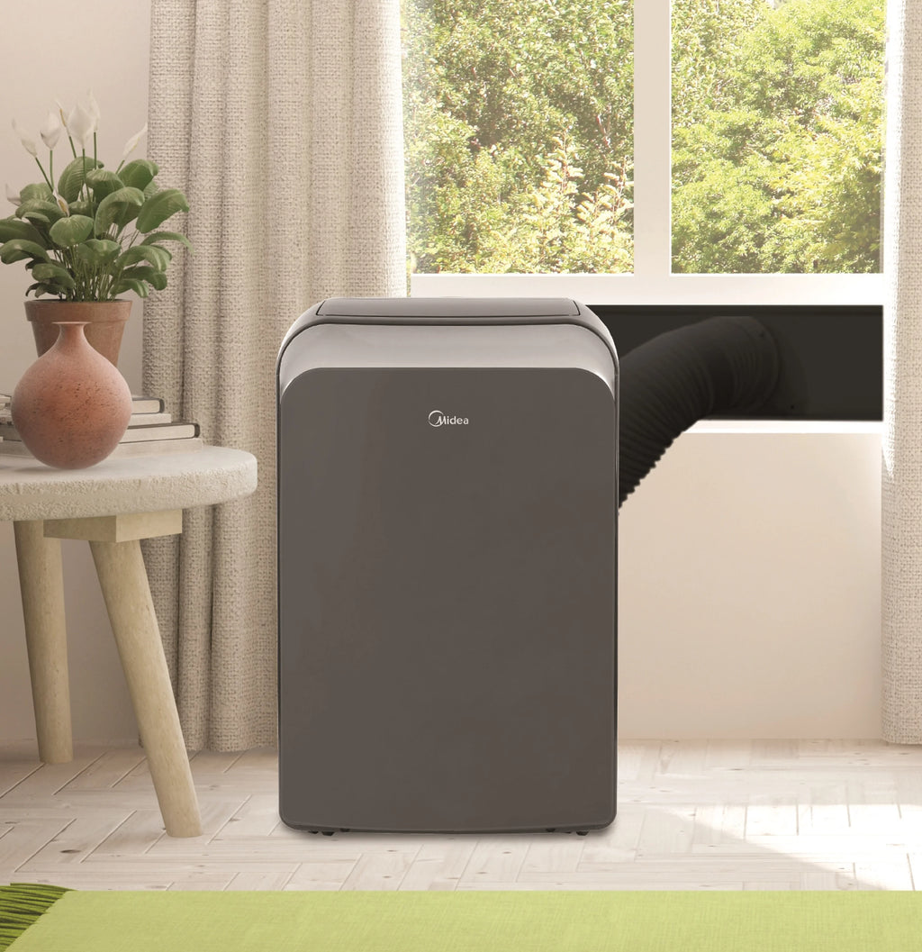 Refurbished 8,000 BTU Smart Portable Air Conditioner, Gray B98773