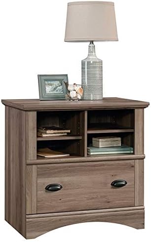 1 Drawer Lateral File Storage Cabinet with Key Lock in Salt Oak S34754