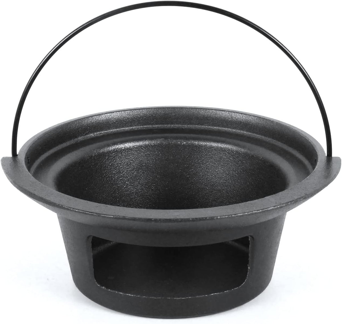 Cast Iron Ash Can with Handle Charcoal Ash Basket G1779