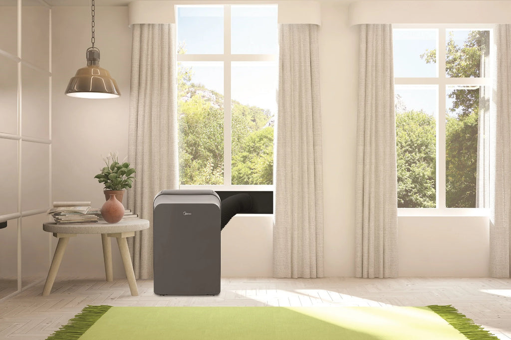 Refurbished 8,000 BTU Smart Portable Air Conditioner, Gray B98773