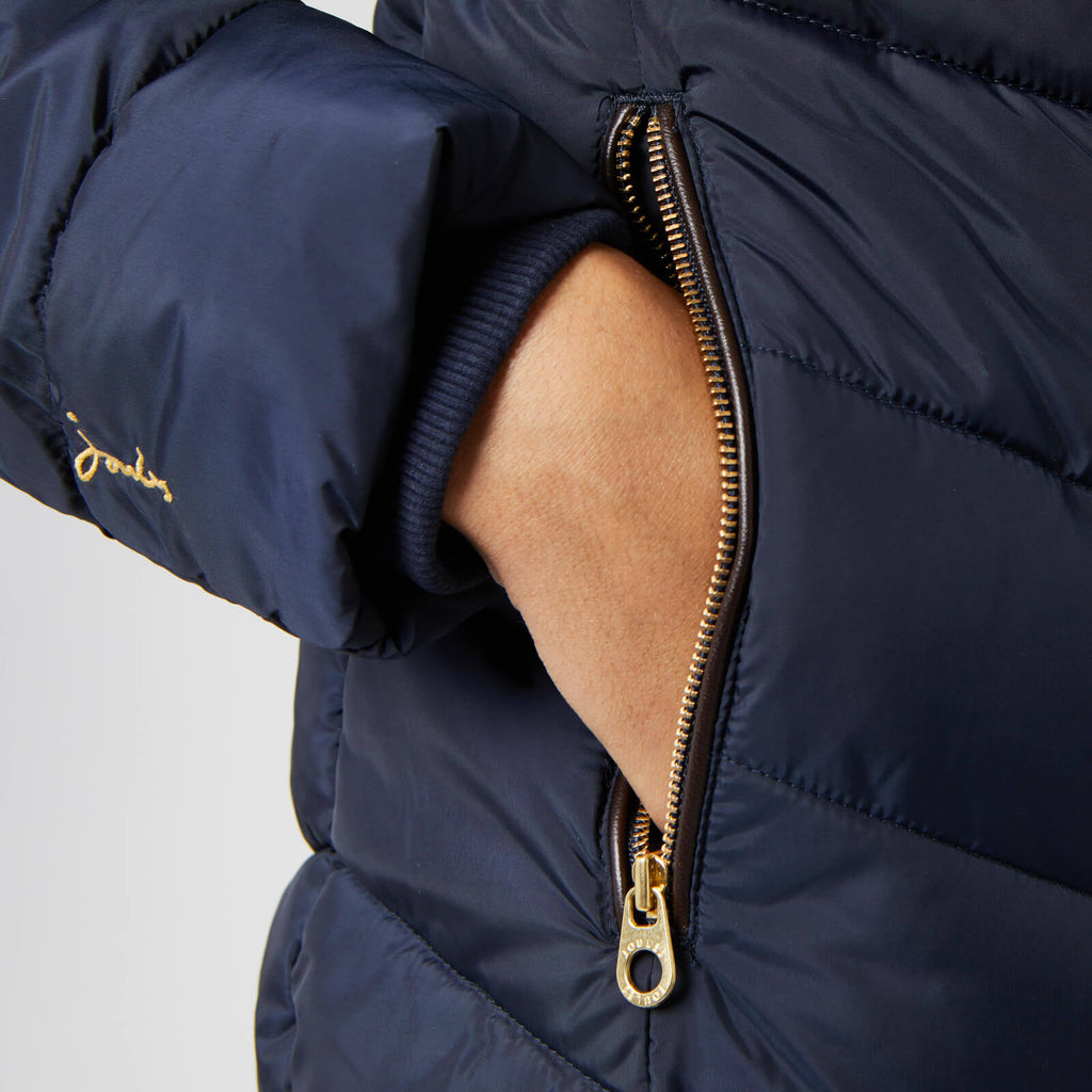 Quilted Longline Padded Coat P310