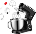 7.4QT 660W Electric Stand Mixer with Dough Hook, Mixing Beater, Whisk, Splash Guard (Black) O667172