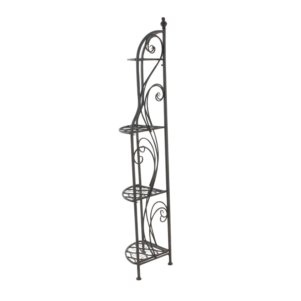 Black Metal Corner Rack T6260