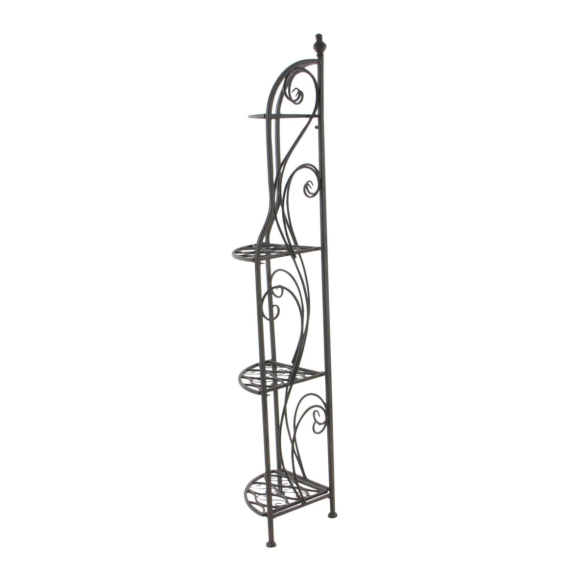 Black Metal Corner Rack T6260