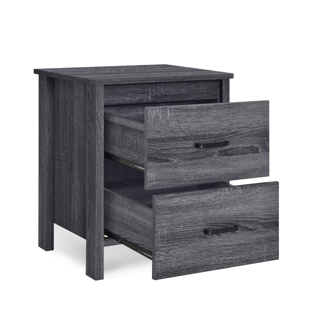 Wenge 2 Drawer Nightstand L169454