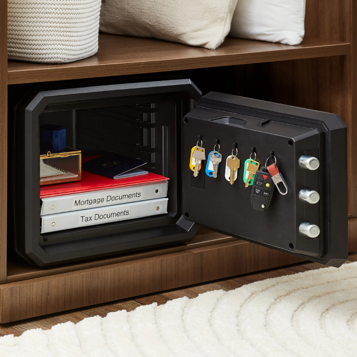 Large Fire-Resistant Safe with Combination Lock W452