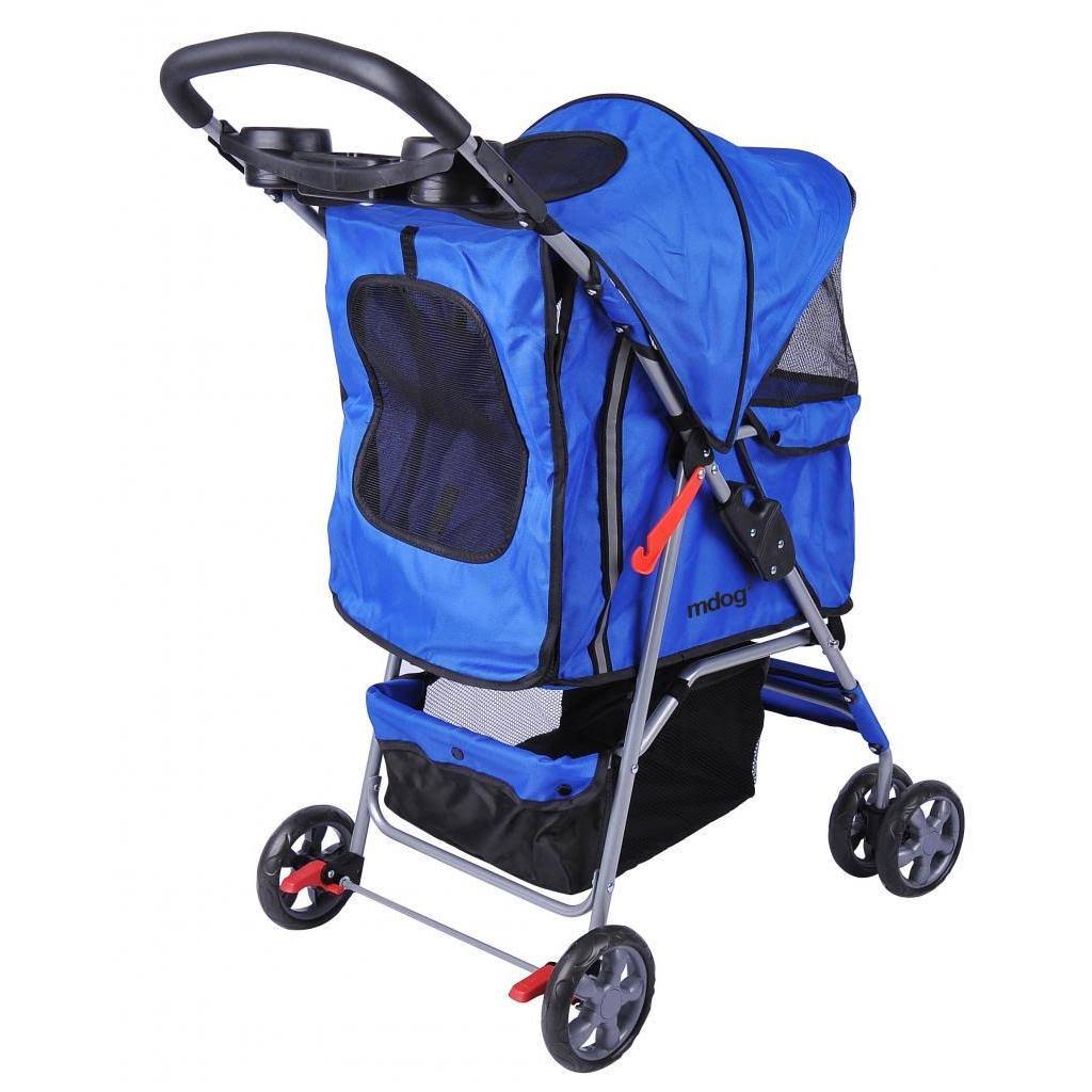 Red 4-Wheel Pet Stroller T496530
