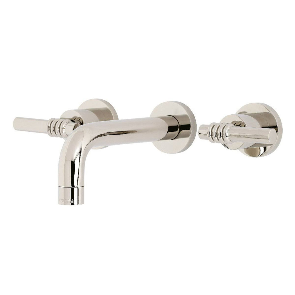 Antique Brass 2-Handle Wall Mount Bathroom Faucet B716760