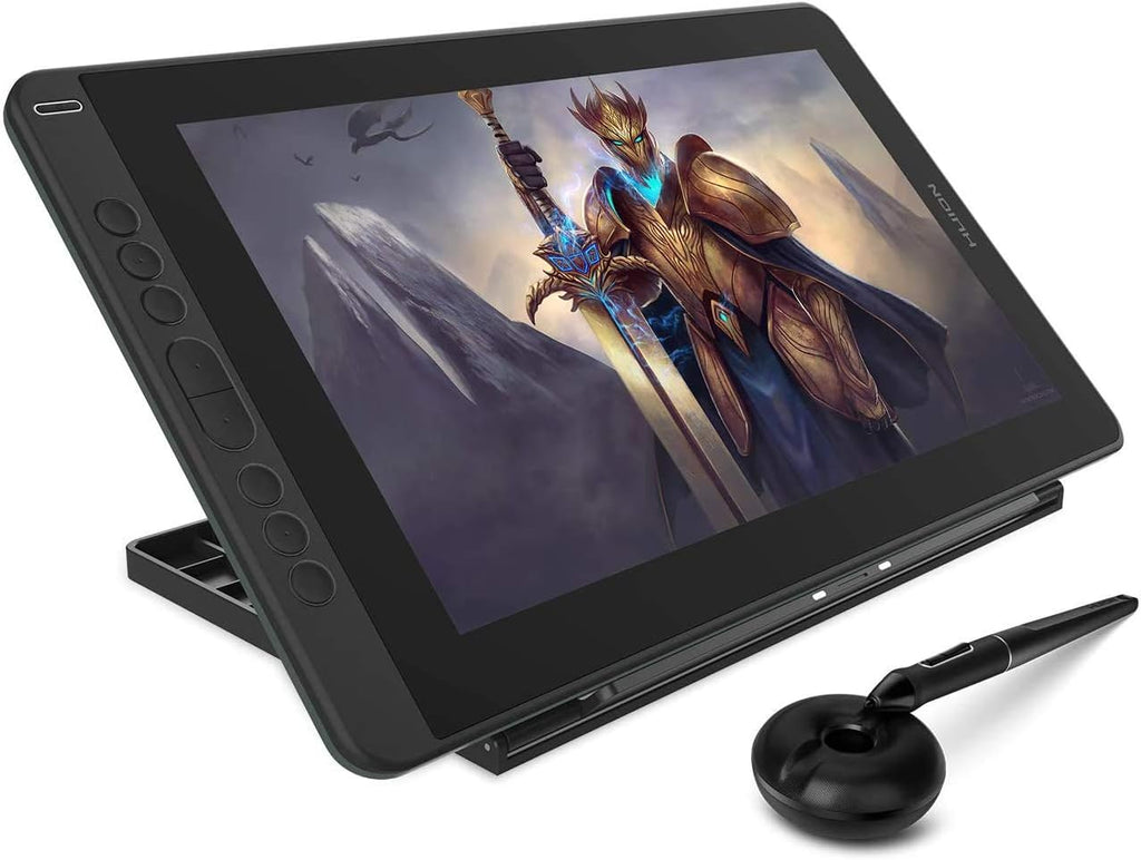 Green 13.3inch Graphics Drawing Tablet with Screen O321