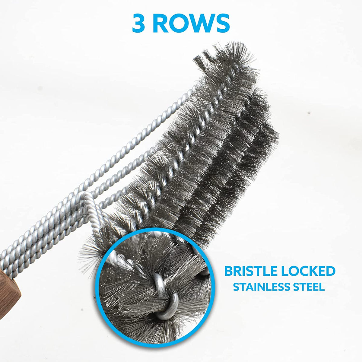 18" Wood Grain Grill Brush E3969