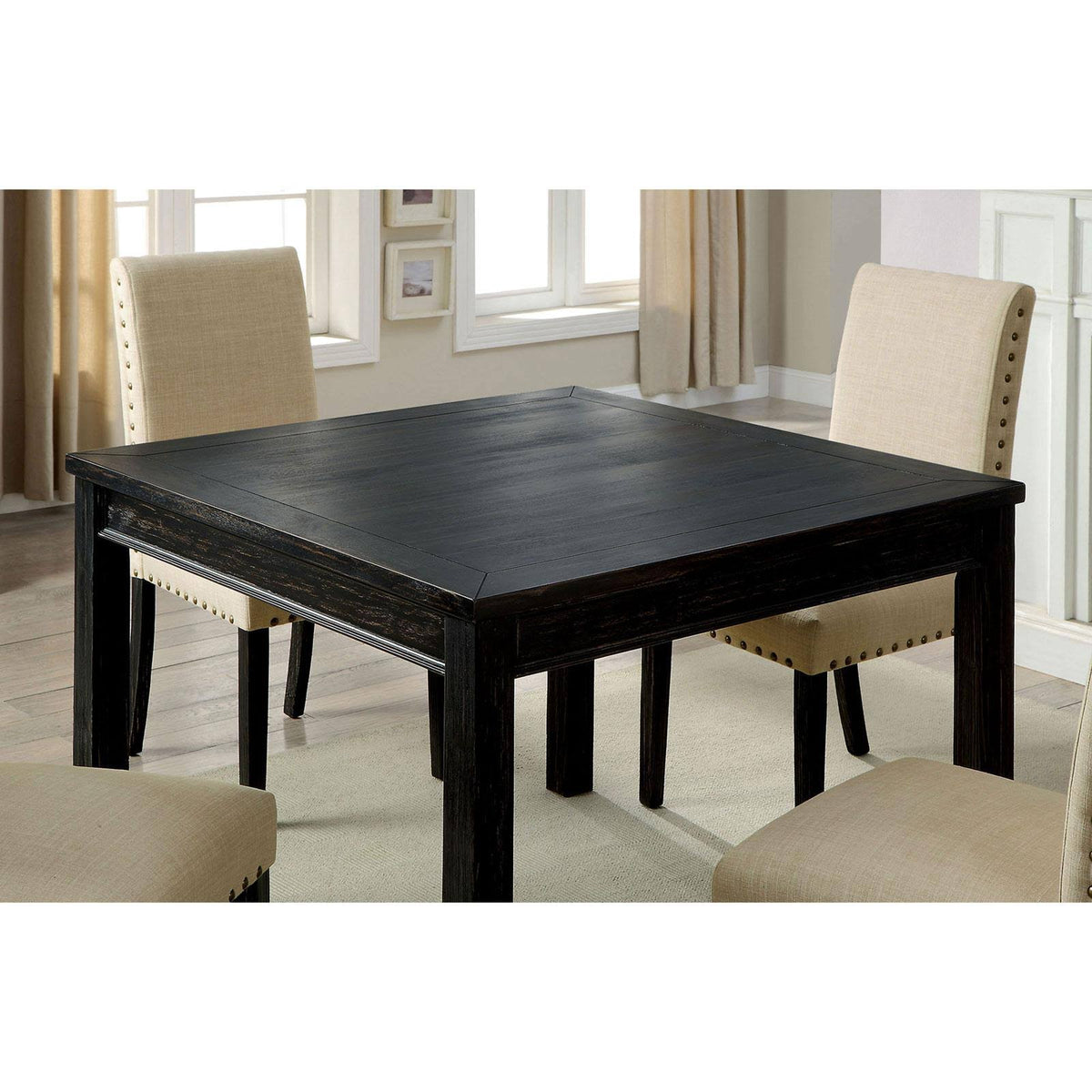 Antique Black 5-Pc Dining Table Set M291