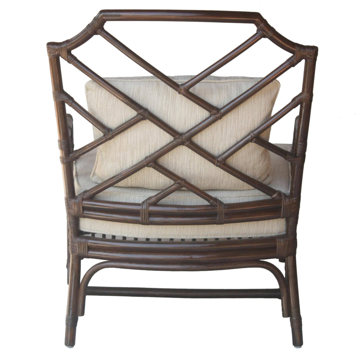 Rattan Accent Arm Chair, Canary Brown L5513