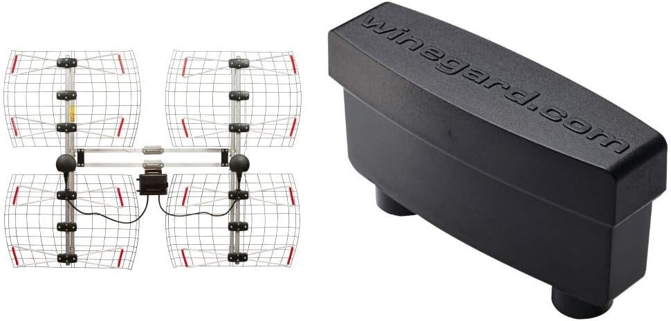 Silver Multi-directional Bowtie TV Antenna J380