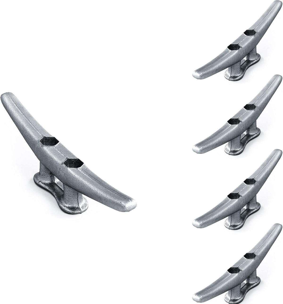 8 Dock Cleats Rough Cast Hot Dipped Galvanized Iron X81744