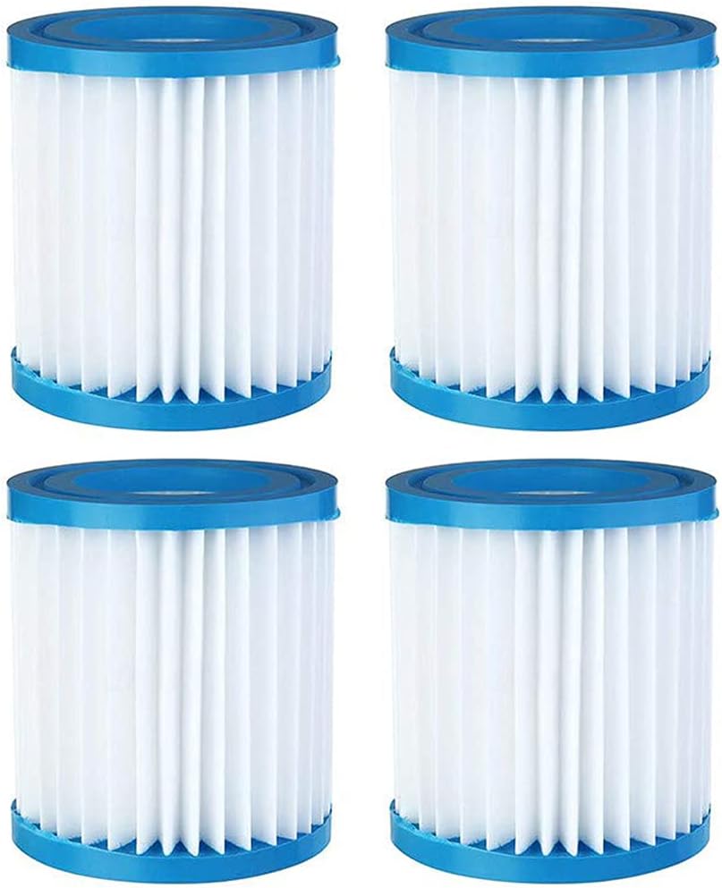 Pool Filter Pump with 1 Filter Cartridge, Type H Cartridges-4 Pcs, Pack of 2 M2884