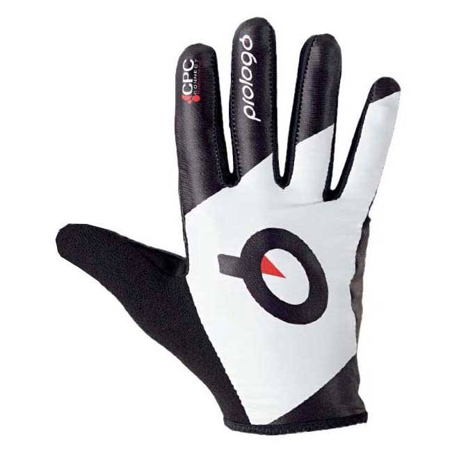Black with White Logo Full Finger Cycling Glove O639