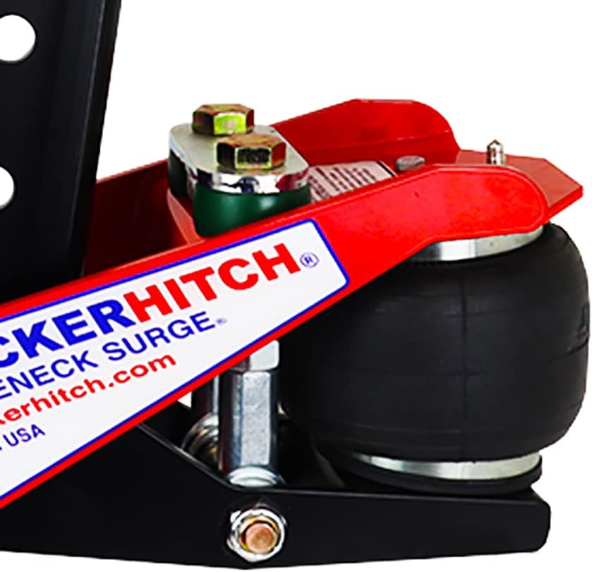Gooseneck Air Hitch & Coupler, Round 3-15/16" Angled Pin 30K Coupler 9" Offset Y77430