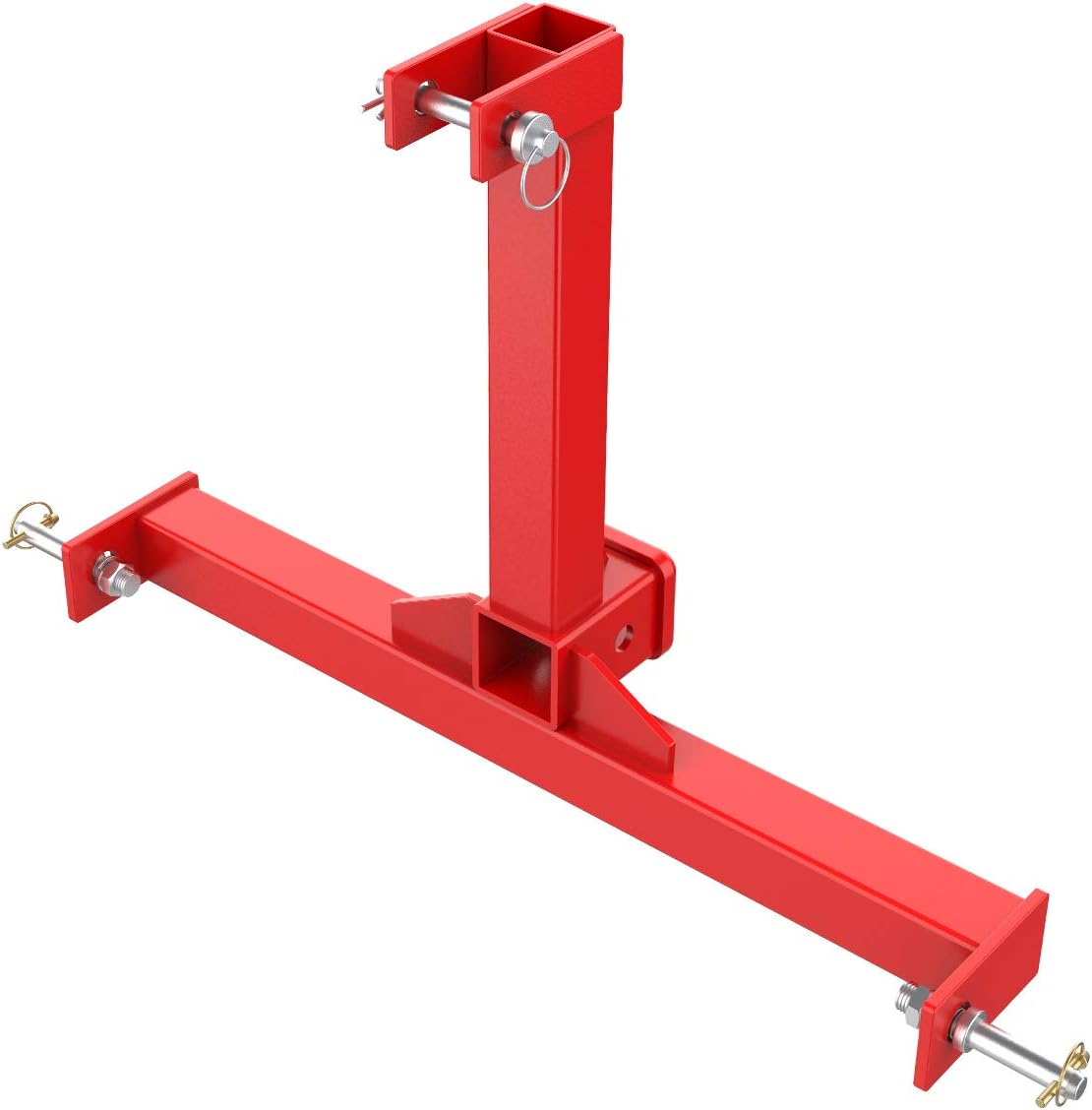 Red 3 Point Trailer Hitch with 2 Receivers T761270