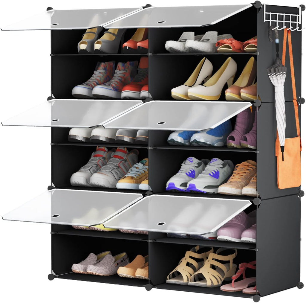 6 Tier Shoe Storage Cabinet with Doors G4527
