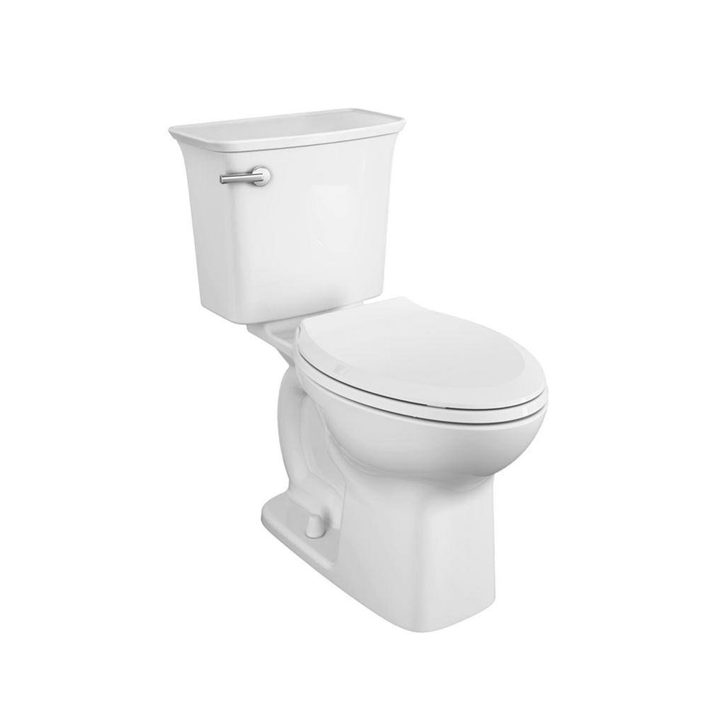 White Elongated 2-Piece Toilet, Seat Included R417