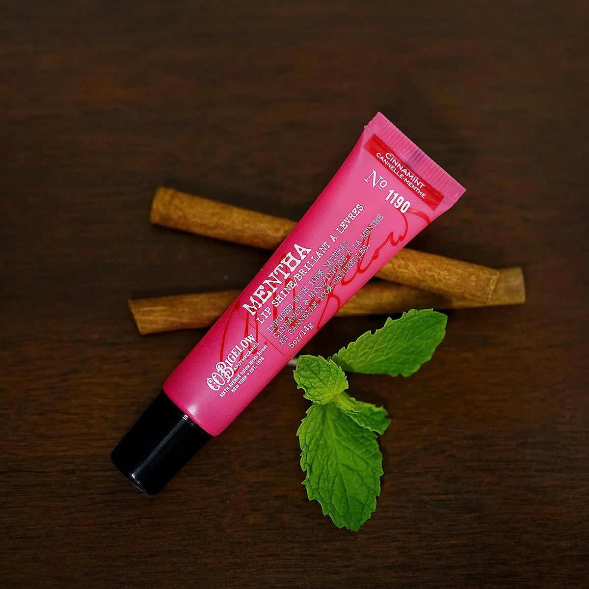 Cinnamint Mentha Lip Shine Lip Balm Trio, 3 Pack, 0.5 oz each V7390