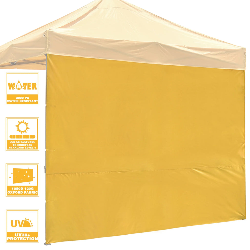 UV-Resistant Mineral Yellow Side Wall for EZ Canopy Gazebo Q48962