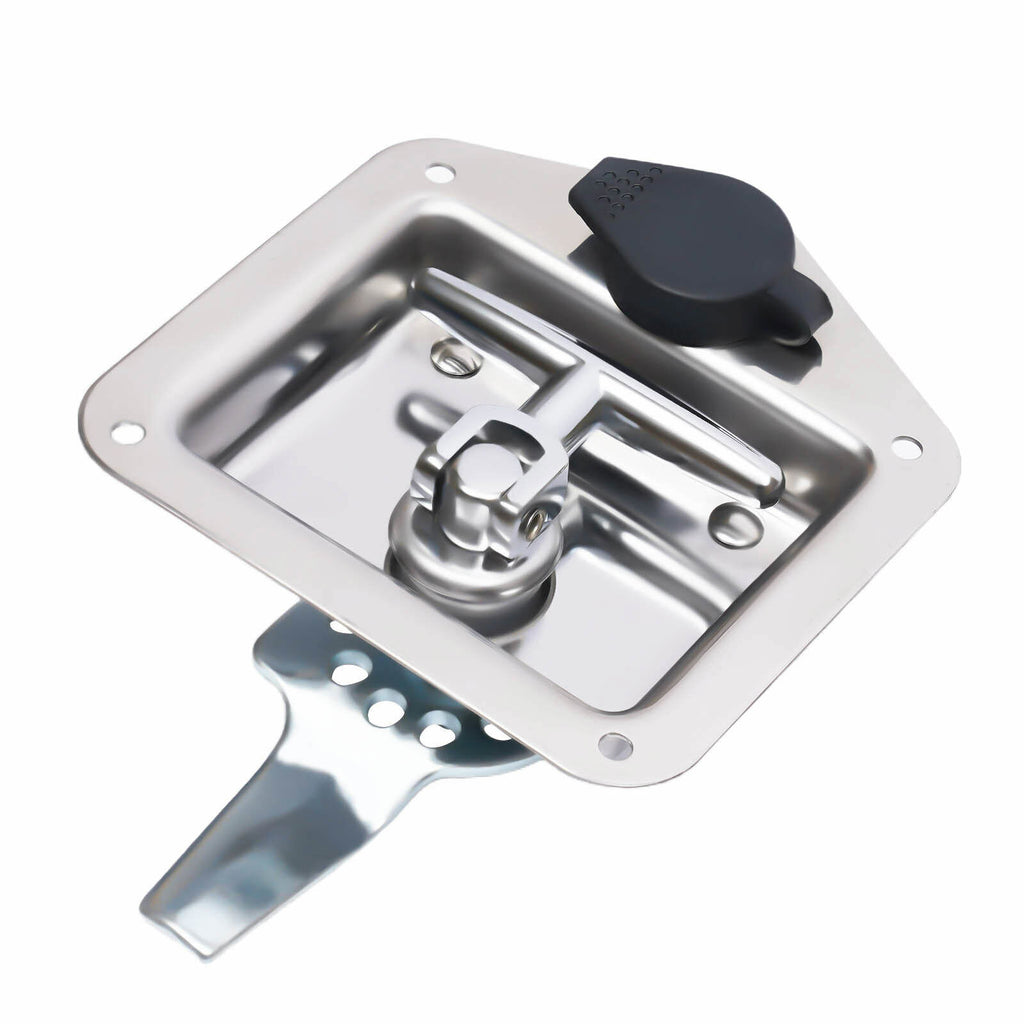 6Pcs Stainless Steel T-Handle Lock Tool Latch with Keys C17344