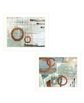 White Frame 2 Piece Vignette V74002