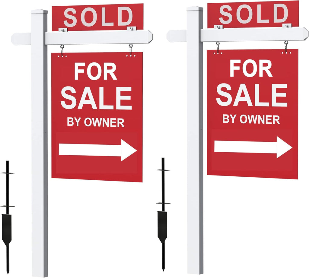 Real Estate Sign Post Vinyl V645