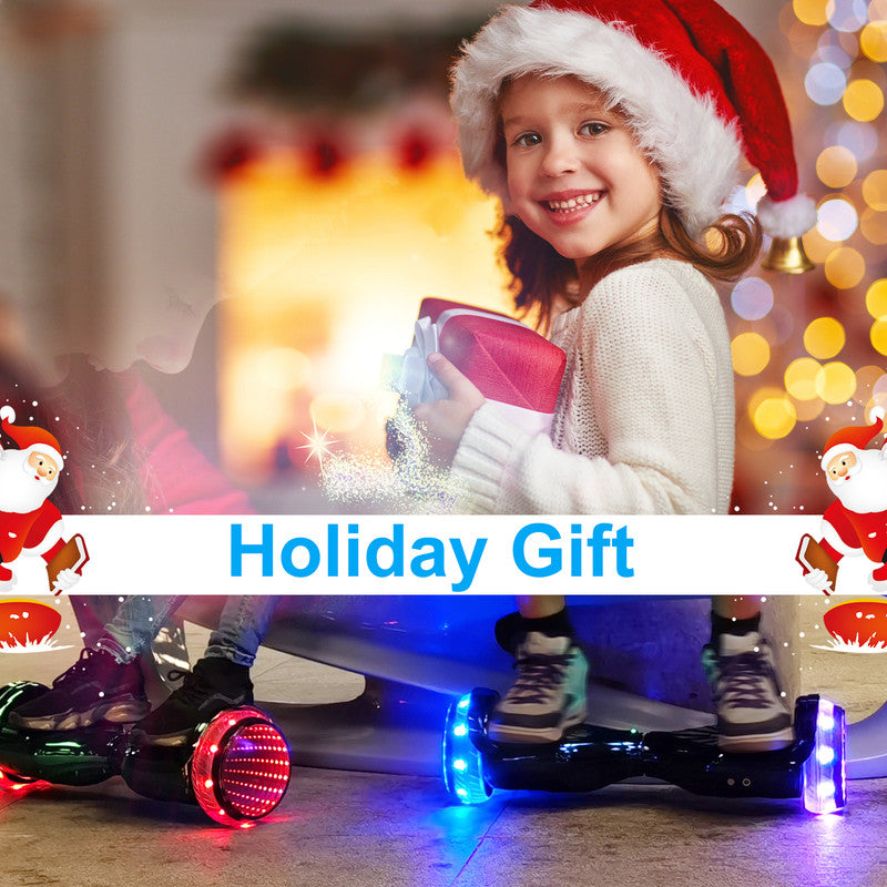 Pink 6.5" Self Balancing Scooter with Bluetooth Speakers & LED Light X468950