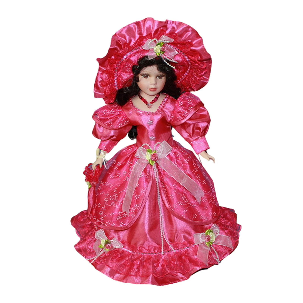 Pink Ceramic Doll Porcelain Figures K278