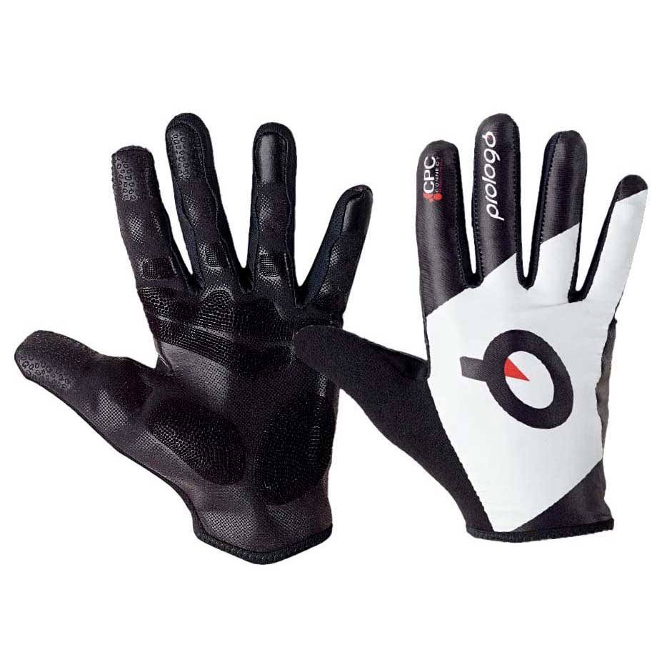 Black with White Logo Full Finger Cycling Glove O639
