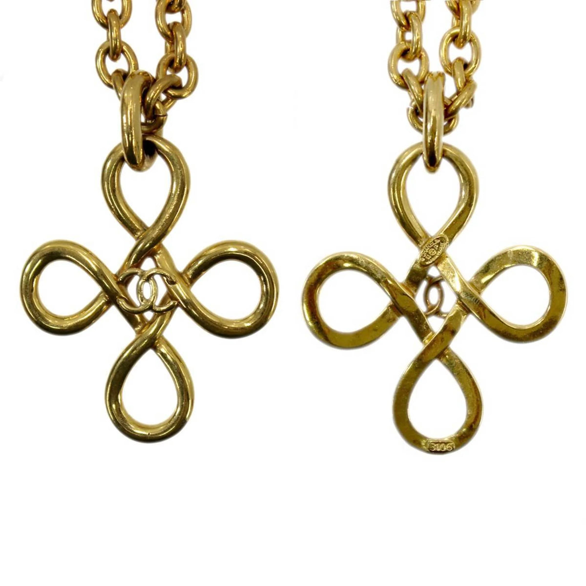 Gold Cross Necklace Z8854