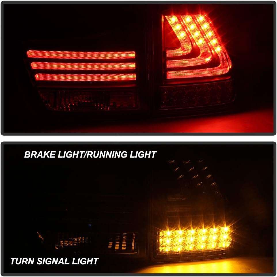 Black LED Tail Lights for Lexus RX330 RX350 D659214