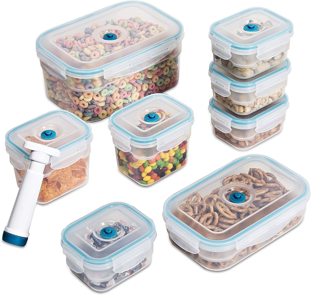 Ruby Rectangular-Shaped Vacuum-Sealing Food-Storage L11898