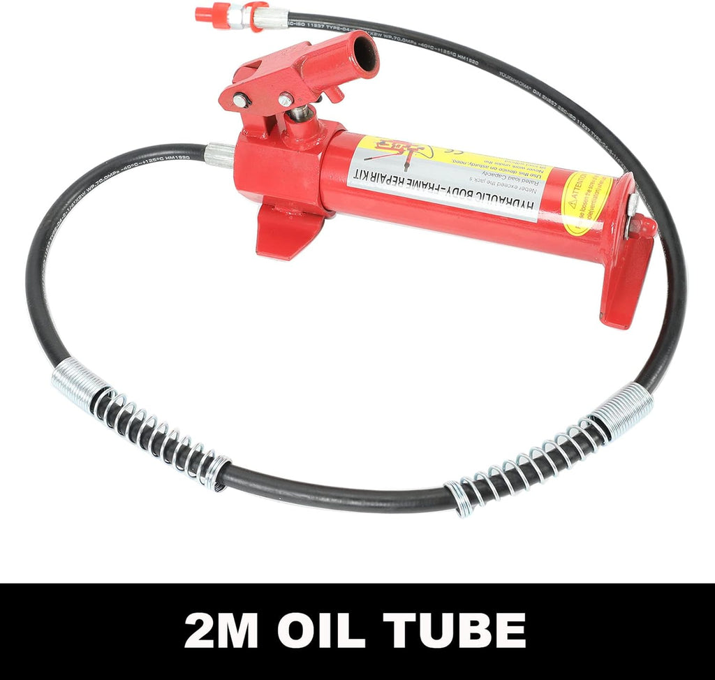 10 Ton Porta Power Hydraulic Jack with Oil Hose C2539