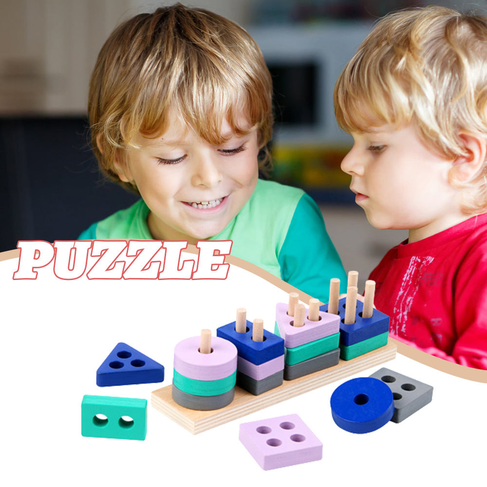 Wooden Sorting and Stacking Toys X97070