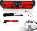 Rear View Backup Camera with Third Brake Light Waterproof Night Vision Reverse Camera Built-in Microphone Pack of 2 X85820