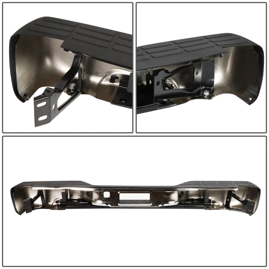 Carbon Steel Rear Step Bumper with License Plate Light Y687786