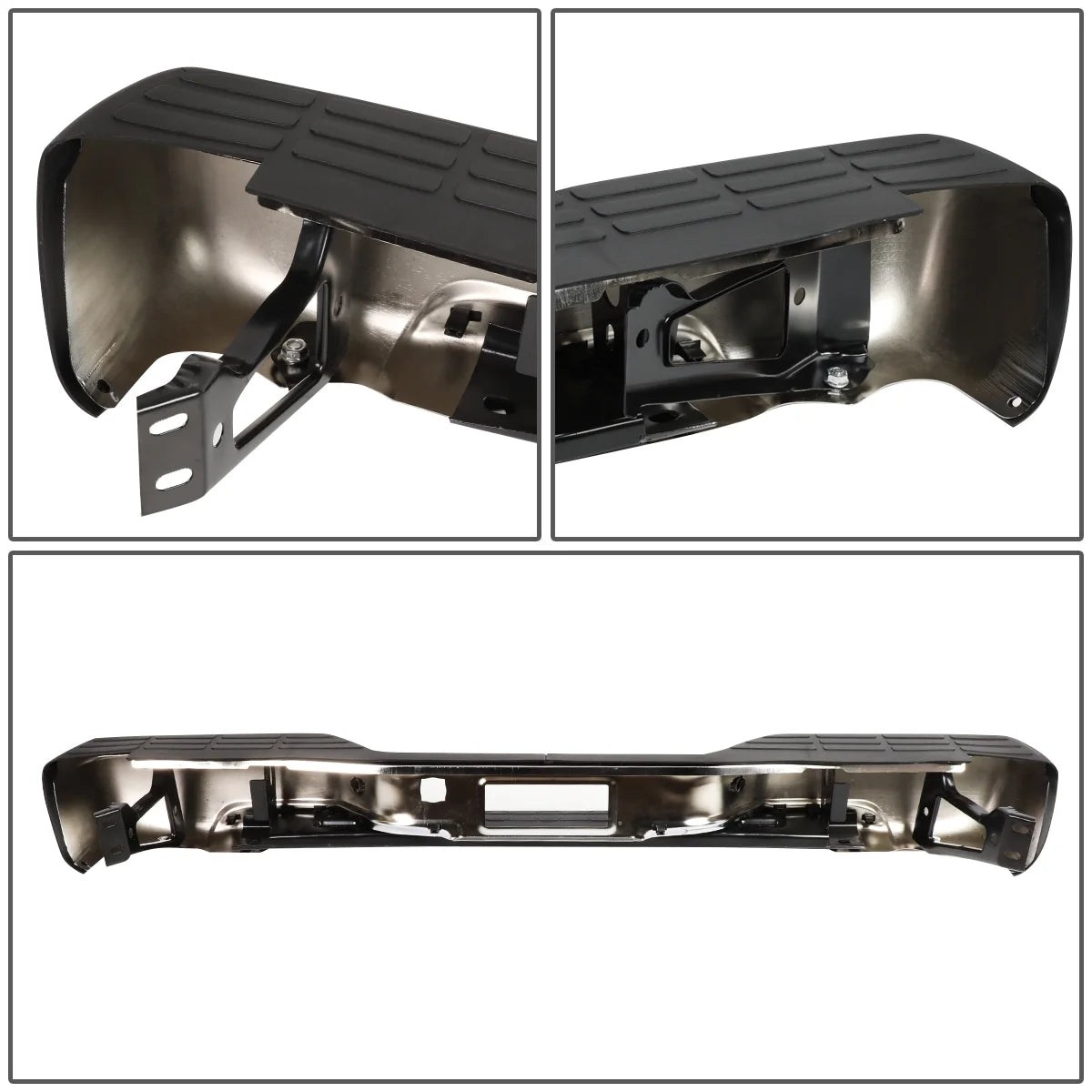 Carbon Steel Rear Step Bumper with License Plate Light Y687786