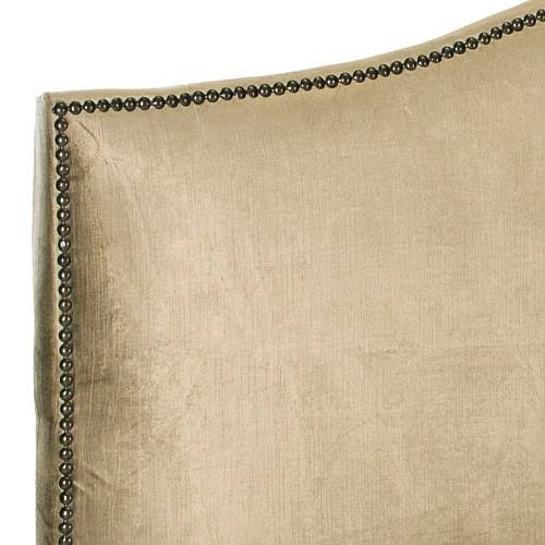 Grey/White Stripe Queen Headboard J8959