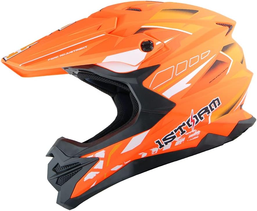 Motocross Adult Helmet Downhill Mountain Bike Helmet BMX MX ATV Dirt Bike Helmet Pack of 2 N598