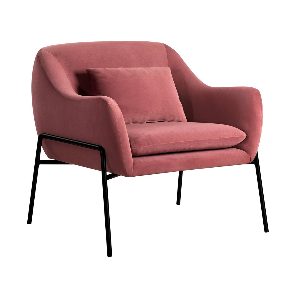 Blue Velvet Accent Chair S43361