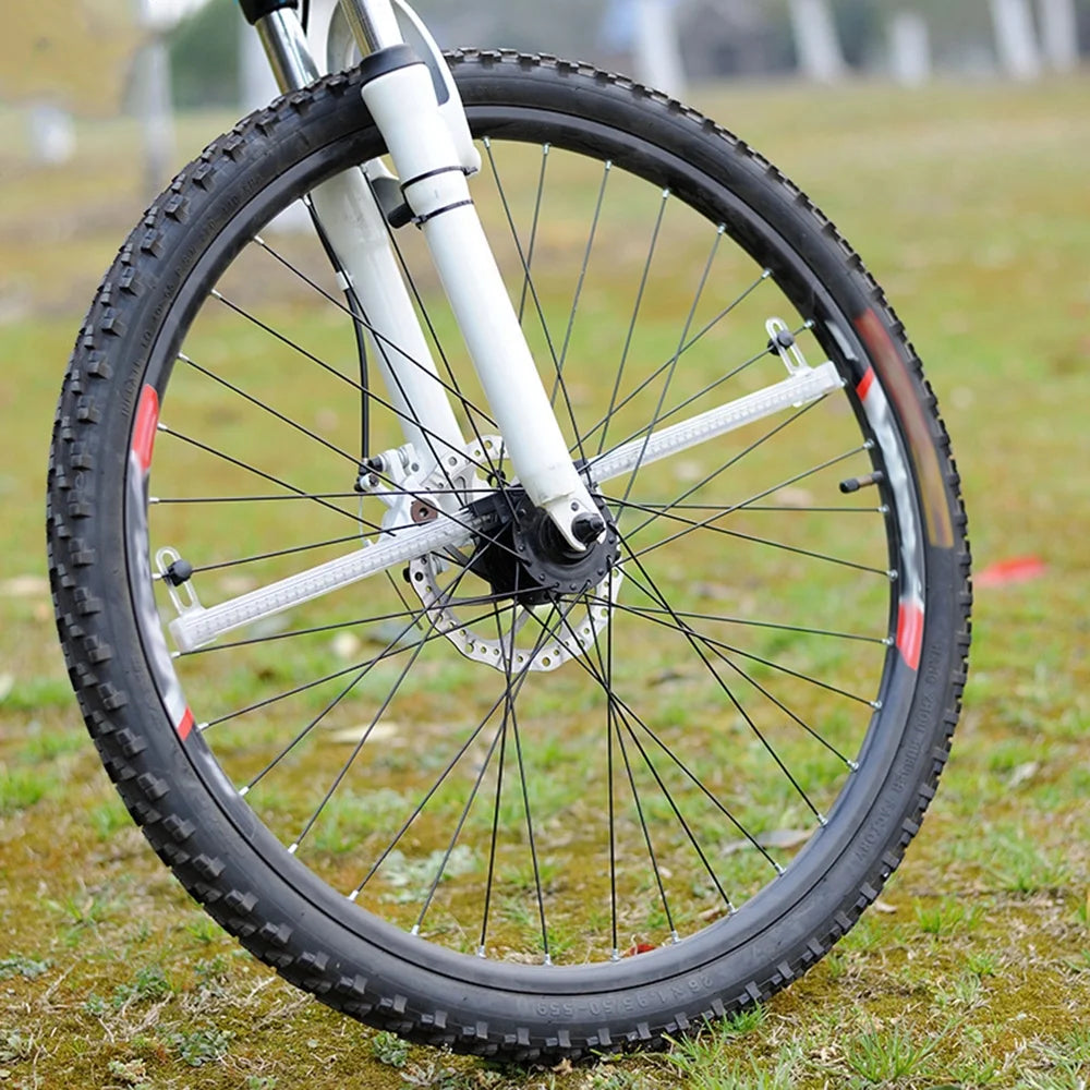 64 LEDs Rechargeable Bike Spoke Wheel Light E20589