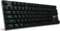 87 Keys Wired Gaming Keyboard with Blue Switches, Black, Pack of 2 O705418