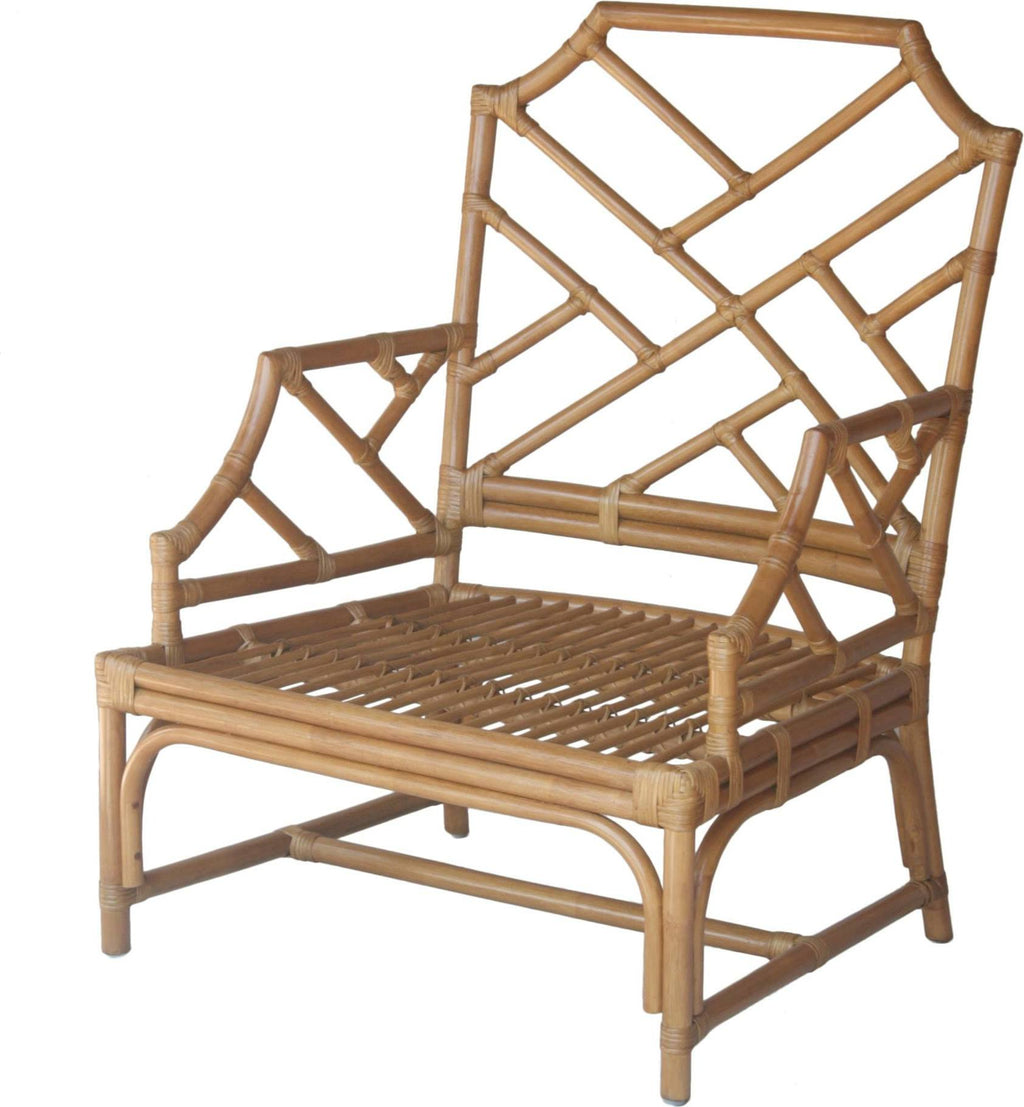 Rattan Accent Arm Chair, Canary Brown L5513