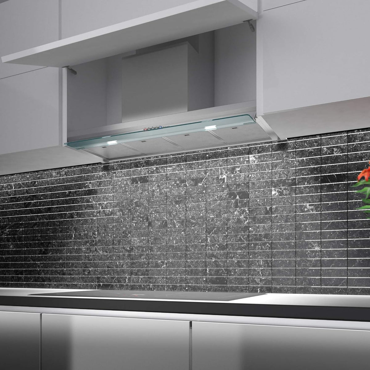 Stainless Steel Wall-mount Range Hood with Blower O417