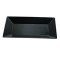 BLACK Rectangular Melamine Buffet Plate, 6 Packs I2970