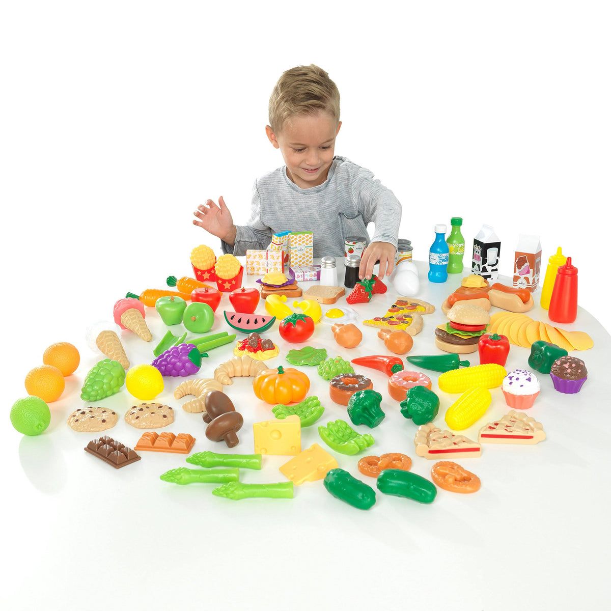 115 Pieces Play Food Set P252